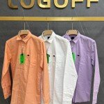 logoff oxford plain shirt