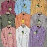 logoff oxford plain shirt