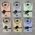 black letter oxford stripes shirt