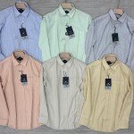 black letter oxford stripes shirt