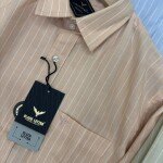 black letter oxford stripes shirt