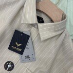 black letter oxford stripes shirt