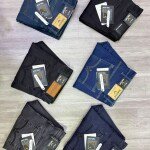 black letter ankle fit jeans pant
