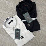 word wale imported satin shirt
