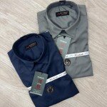 word wale imported satin shirt