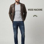 Wood machine Balloon fit Jeans pant