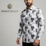 chain craft cotton printed shirt