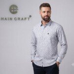 chain craft cotton printed shirt