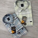 logoff cotton oxford checks shirt