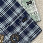 logoff cotton oxford checks shirt