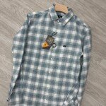 logoff cotton oxford checks shirt