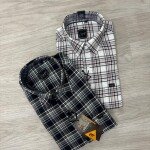 logoff cotton oxford checks shirt