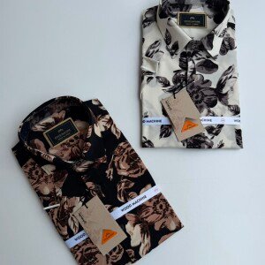 wood machine rayon fabric shirt