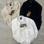 logoff premium linen shirt