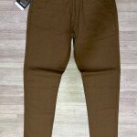 black letter cotton linen pant
