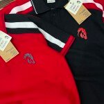 logoff polo neck t shirt