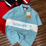 logoff polo neck t shirt