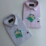 wood machine cotton linen shirt