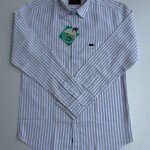 wood machine cotton linen shirt