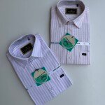 wood machine cotton linen shirt