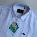 wood machine cotton linen shirt