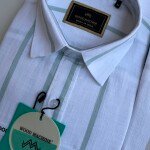 wood machine cotton linen shirt