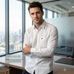 wood machine cotton linen shirt