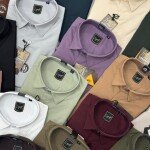 LOGOFF OXFORD LYCRA SHIRT