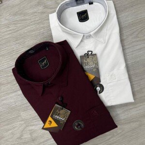 LOGOFF OXFORD LYCRA SHIRT