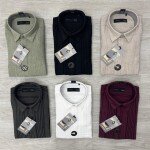 logoff imported self stripes shirt