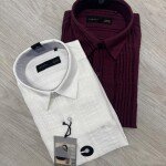 logoff imported self stripes shirt