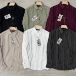 logoff imported self stripes shirt