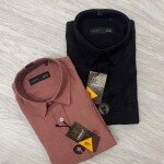 logoff linen plain shirt