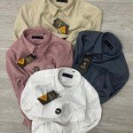 logoff linen plain shirt