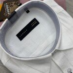 logoff linen plain shirt