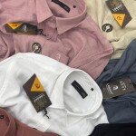 logoff linen plain shirt