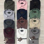 black letter imported linen shirt