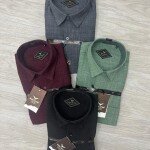 black letter imported linen shirt