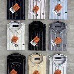 logoff cotton oxford stripes shirt