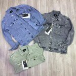 black letter premium denim jacket