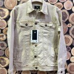 black letter premium denim jacket