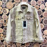 black letter premium denim jacket