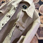 black letter premium denim jacket