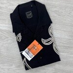 logoff imported embroidery shirt