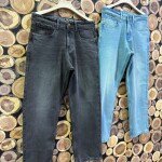 carbon plus twill baggy jeans pant