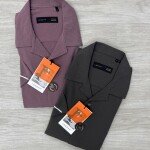 logoff imported popcorn fabric shirt