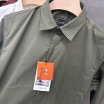 logoff imported self stripes shirt
