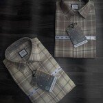 chain craft cotton oxford checks shirt