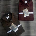 chain craft cotton oxford checks shirt