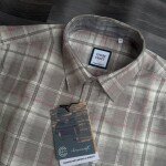 chain craft cotton oxford checks shirt